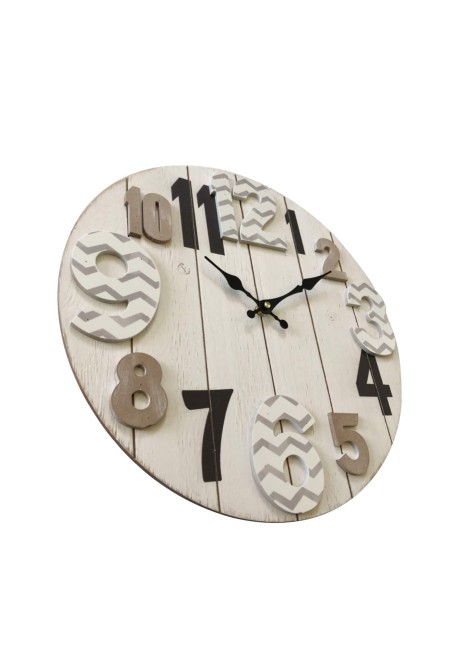 Reloj Pared Moderno 20 Cm Analógico Pvc Cocina Living Color