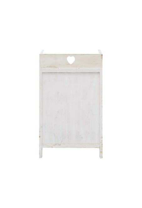 Rebecca Mobili Comodino bianco beige, cassettiera 3 cassetti, stile shabby,  camera bagno - Misure: 56 x 35 x 25 cm (HxLxP) - Art. RE4381 : :  Casa e cucina