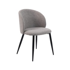 Cordia - Conjunto de 2 sillas de comedor gris tórtola
