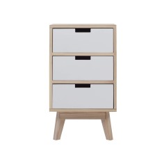 Petite commode de style scandinave à 3 tiroirs