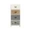 Arte povera bedside table with 4...