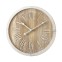 Rustic wall clock in light wood with...
