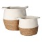 Cycas - Set of 2 storage baskets in...