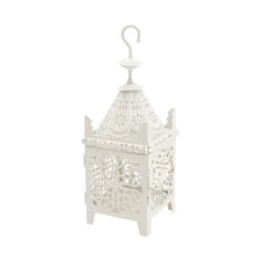 Islaya - White ethnic-style hanging lantern