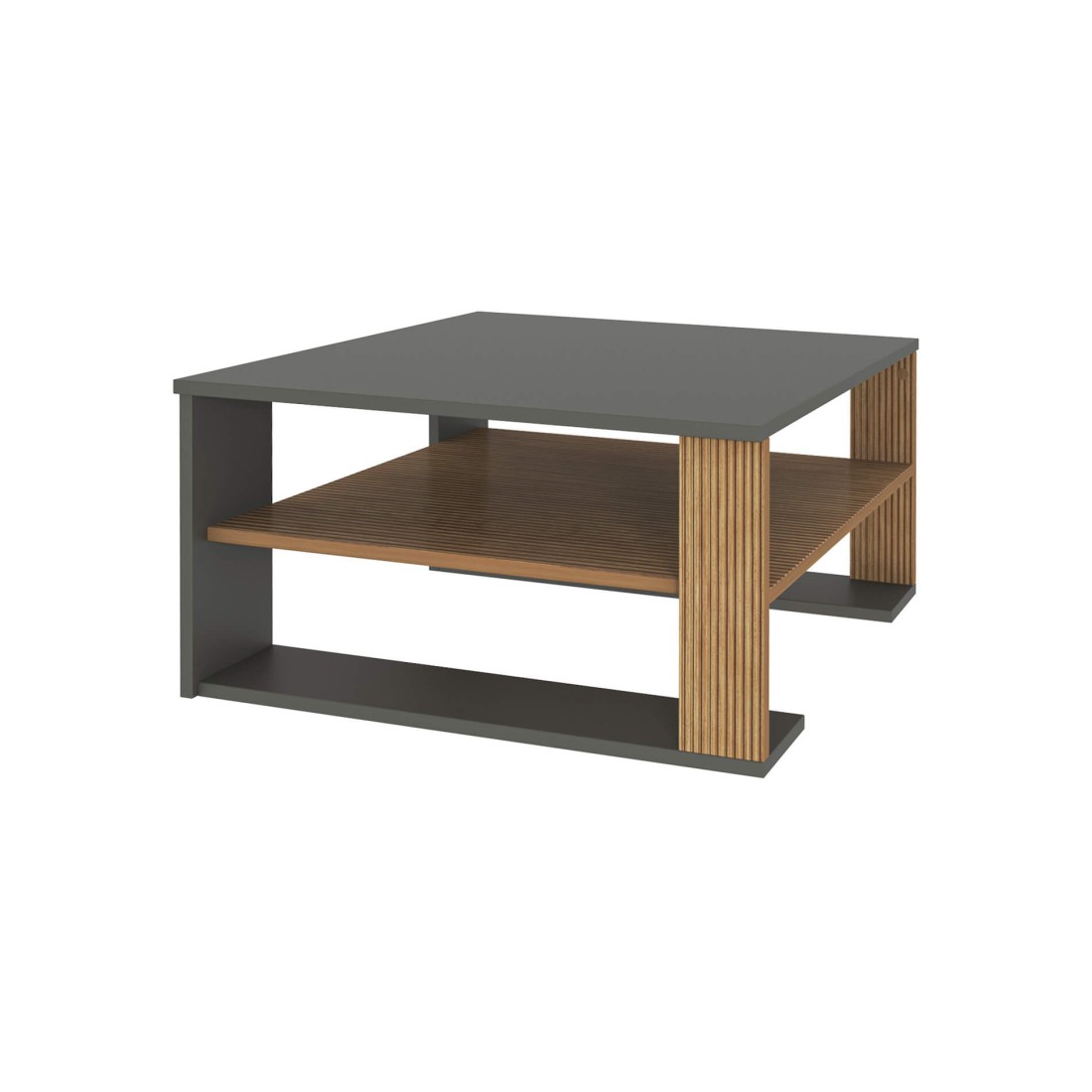 Kabak - Low square coffee table for modern living room