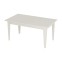 Araca - White extendable dining table...