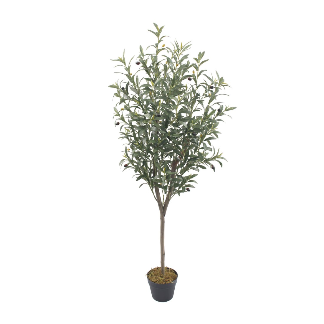 Garnet - Árbol de olivo artificial para interior o exterior H 150 cm