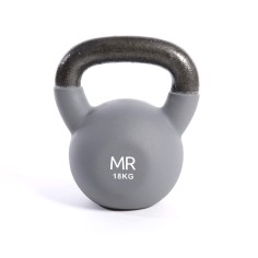 Kettlebell in neoprene 18 kg per esercizi di forza e resistenza