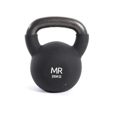 Kettlebell in neoprene 20 kg per esercizi di forza e resistenza