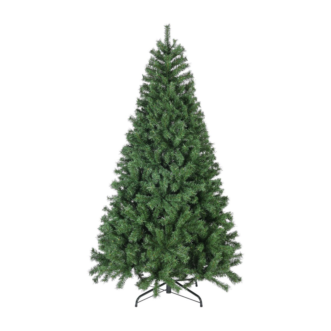 Yakut - Artificial green Christmas tree with metal base H 180 cm