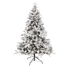 Jadeit - Snowy thick Christmas tree to decorate H 150 cm