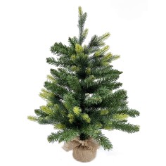 Serbuk - Pequeño árbol de Navidad para mesa o suelo H 60 cm