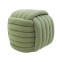 Tawa - Modern green pouf in the shape...