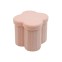 Hermal - Pink foldable storage pouf...