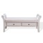 Paulinia - Small white indoor bench...