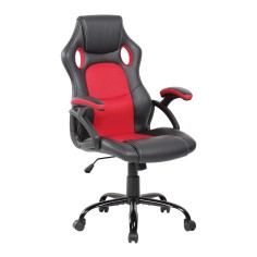 Leonotis - Ergonomic red and black office chair